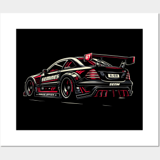 Mercedes CLK GTR Posters and Art